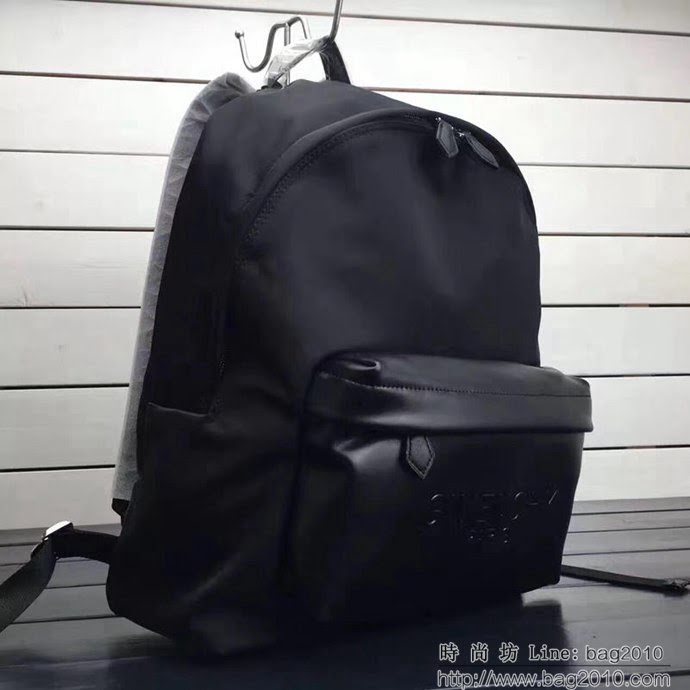 GlVENCHY紀梵希 2018年春款 爆款帆布背包 頭層牛皮 原版亞銀五金 休閒雙肩包 旅遊出行必備  tsg1128